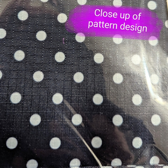 Toiletry bag BNWT, navy & white polka dot colour, lots of pockets - Picture 7 of 12